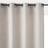 Штора  с люверсами с плетеным эффектом Pirjo 180 x 135 см серый LA REDOUTE INTERIEURS  фото, kupilegko.ru